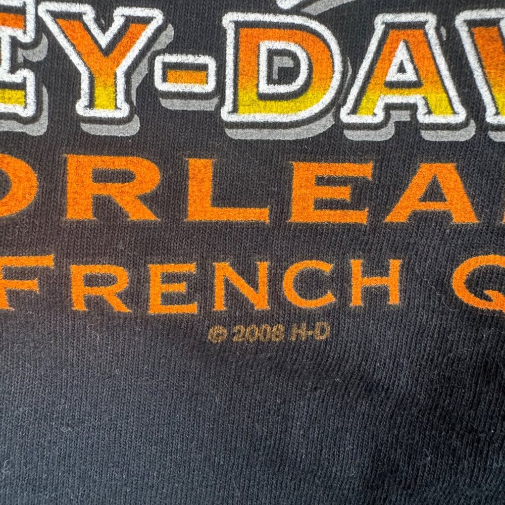 Harley Davidson T Shirt Sz L Voodoo French Quarter New Orleans - Picture 7 of 9